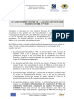 LE CADRE INSTITUTIONNEL DE L’AMENAGEMENT FONCIER EN CÔTE D’IVOIRE.pdf