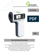 FS300 Non Contact Infrared Thermometer User Guide PDF