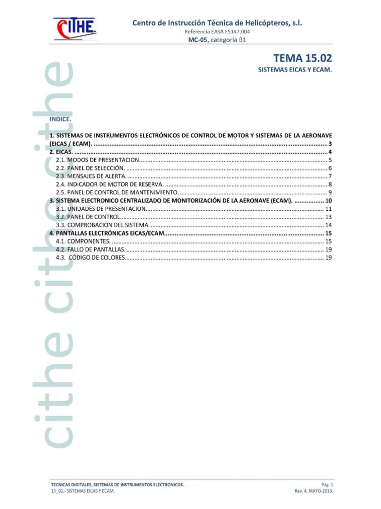 15b.eicas Ecam | PDF | Aviación | Bienes manufacturados