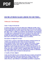 50 livros mais lidos no mundo