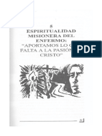 Espiritualidad y Pastoral Misionera Con Los Enfermos