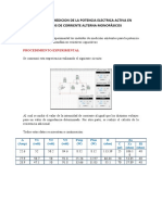 Medición potencia eléctrica métodos monofásicos