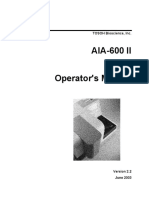 AIA-600II Operators Manual