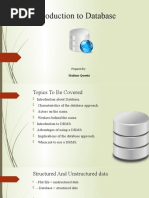 Introduction To Database