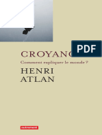 ATLAN, Henri - Croyances - Comment expliquer le monde