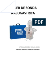 Taller de Sonda Nasogastrica