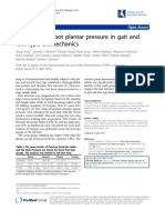 Dynamic Barefoot Plantar Pressure in Gait and Foot Type Biomechanics