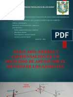Estacado, medida y compensación de polígono por ángulos y azimutes