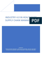 Industry 4.0 in Healthcare Industry