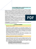 BALANCE DE LA FASE DE ALISTAMIENTO PARA LA CONSTRUCCION DEL PLAN DE ACCION EN DERECHOS HUMANOS Trabajo