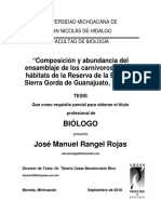 Carnivoros de La Sierra Gorda PDF