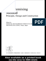 The Premixing Method Prinicple Design and Construction