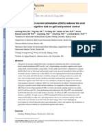 Zhou Et Al. - 2014 - Transcranial Direct Current Stimulation Reduces The Cost of Performing A Cognitive Task On Gait and Postural Con