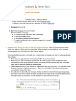 Outlook Best Practices & How-To's: 1. Follow The Four "DS" When Reading Each Message