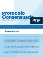 Protocolo Consensuado para La Reapertura de Los Templos de Las Iglesias Evangélicas de Guatemala PDF