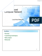 Advanced Computer Network: Local Area Networks