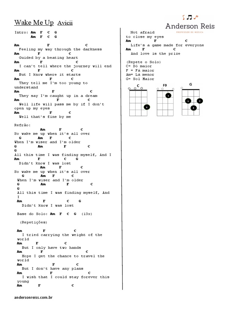 Avicii's "Wake Me Up" Chords Guide | PDF