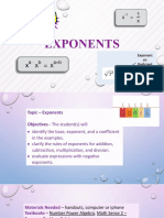 Exponents - PPT (Recovered)