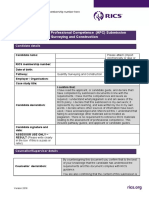 RICS Assessment of Professional Competence (APC) Submission Template - Quantity Surveying and Construction