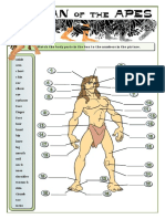 Tarzan Parts of The Body Information Gap Activities Picture Description Exe - 81909