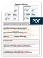 Character Adjectives PDF