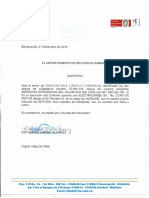 Certificado Laboral