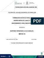 Teoria de La Necesidades Humanas de Maslow