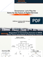 NREN Governance: Let's Play The Game For The Future of Digital Services