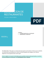 Diseño y decoración  de restaurantes 