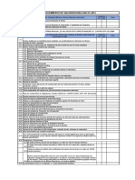 Procedimiento de Valorización (Check List)