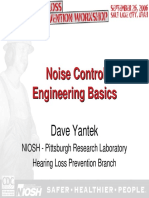 Noise Control Engineering Basics - Yantek