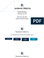 VDH Pandemic Metrics - Media Briefing - 9 28 20 PDF