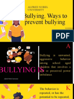 Bullying. Ways To Prevent Bullying