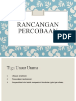 Rancangan Percobaan