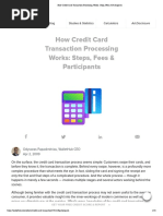 How Credit Card Transaction Processing Works - Steps, Fees & Participants