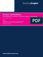 Dreams and Realities Developing Countries and The English Language Paper 1 - British Council PDF