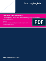 Dreams and Realities Developing Countries and The English Language Paper 7 - British Council PDF