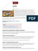 Ejercicios de Respiración PDF