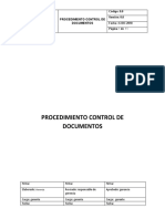 Procedimiento Control de Documentos
