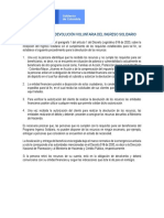 Paso - A - Paso - Devolucion - Voluntaria PDF