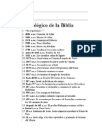 EJE CRONOLÓGICO DE LA BIBLIA