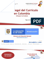 Marco Legal Del Currículo en Colombia