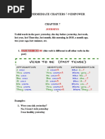 Chapters 7-9 Intermediate Cambridge