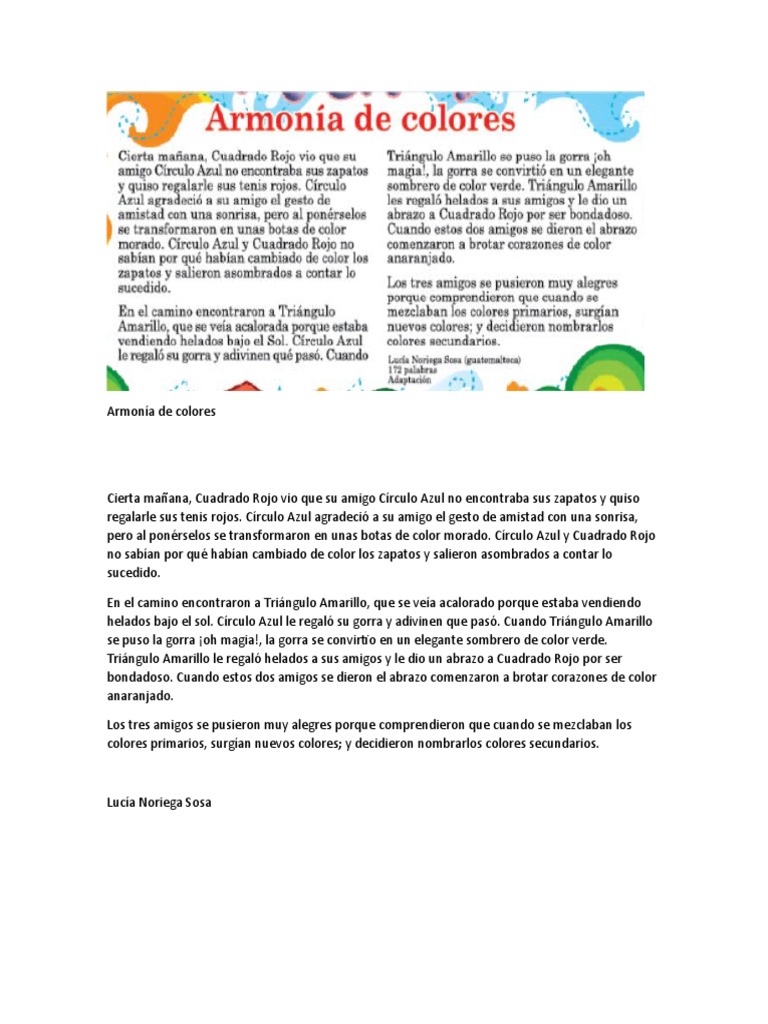 caja registradora Hamburguesa Mirar Cuento de Los Colores Primarios | PDF