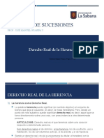 Sucesiones - Derecho Real de Herencia