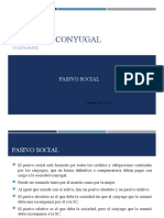 Sociedad Conyugal - 4ta Parte - Pasivo