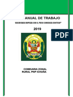 Plan Anual de Trabajo 2019 Ichuña