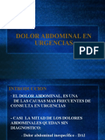 Cirurgia DOLOR ABDOMINAL