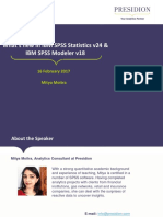 What's New in IBM SPSS Statistics v24 & IBM SPSS Modeler v18