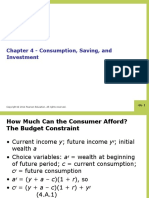 Chapter 4 - Consumption, Saving, and Investment